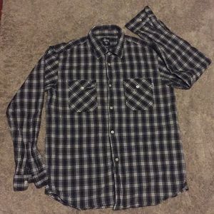 Stussy Long Sleeve Button Collar